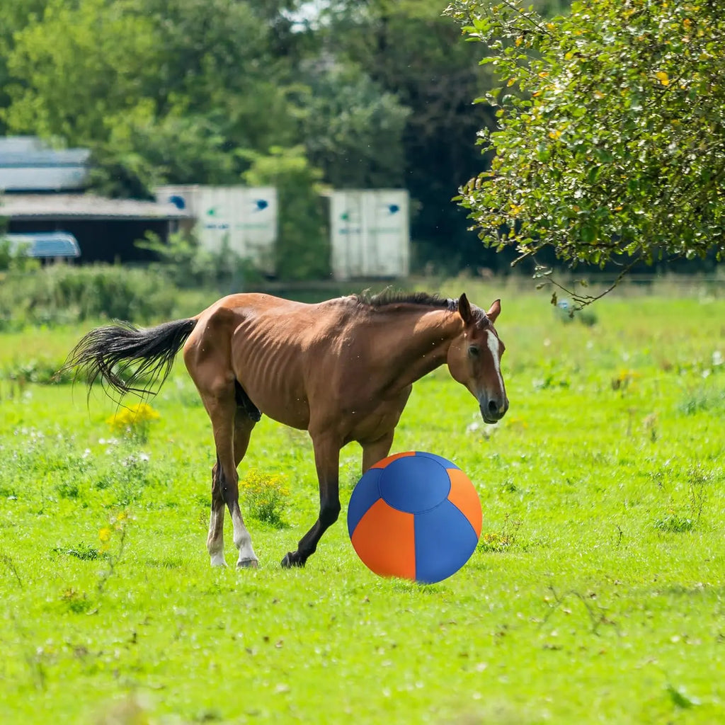 GRETMIX 18" Heavy-Duty Dog Herding Ball with Cover for High-Energy Breeds